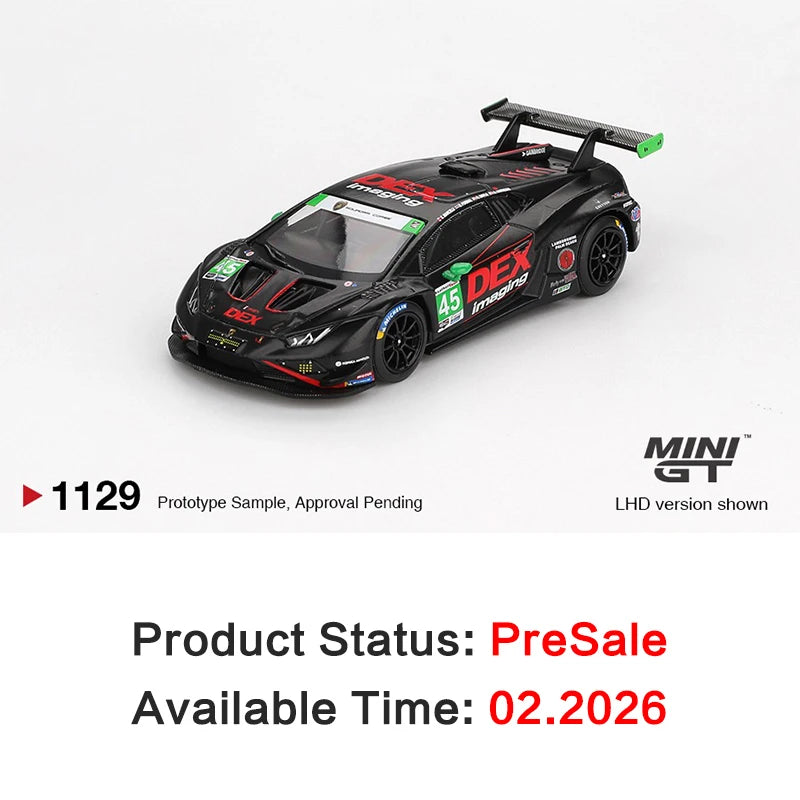 In Stock MINIGT 957 1:64 Ford Mustang Dark Horse 2024 Carbonized Gray Diecast Car Model Collection Toys