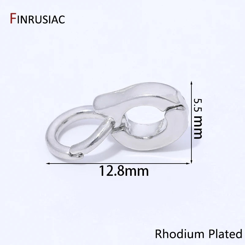 14K Gold Plated Brass Enhancer Pendant Bails Connector for Jewelry Making,Bail for Jewelry,DIY Necklace Bracelet Making Supplies