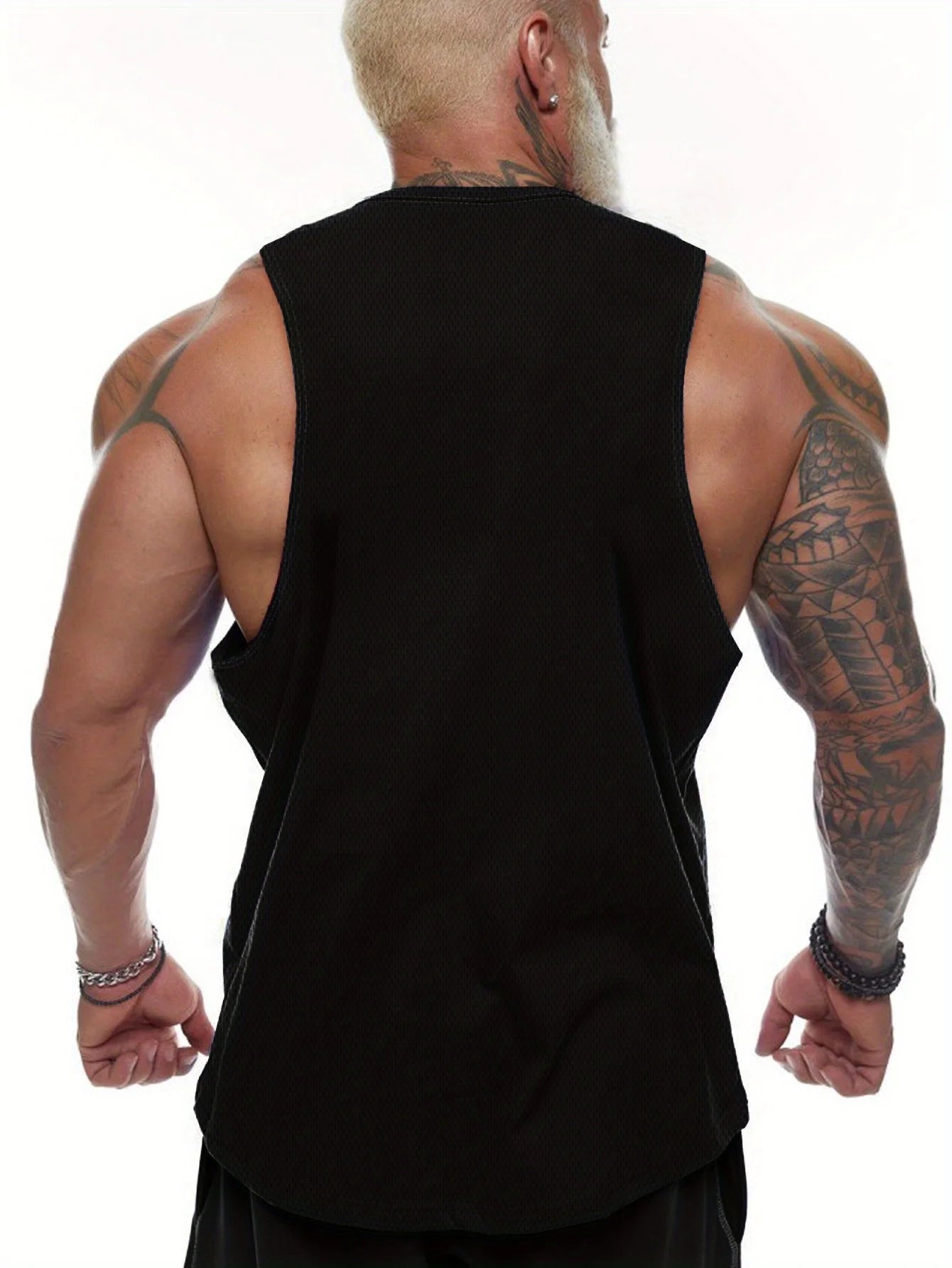The loud exhaust pipe of the motorcycle saves lives. Heavy-duty men's vest.