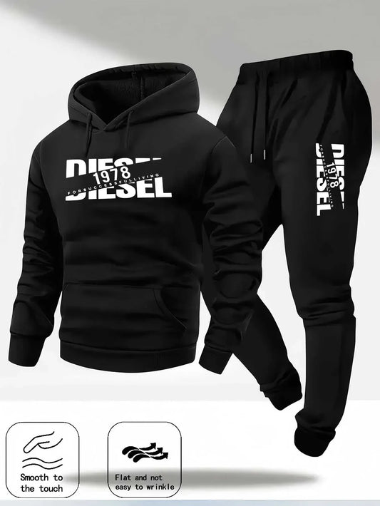 2026 popular autumn and winter new hooded sportswear sportswear fashion hooded sportswear casual sportswear and pants two in one