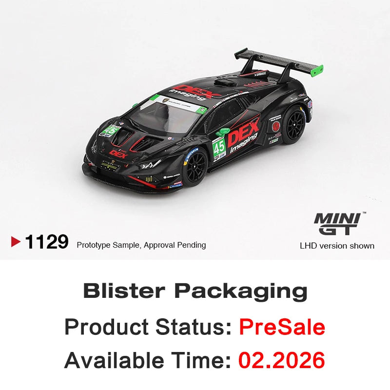 In Stock MINIGT 957 1:64 Ford Mustang Dark Horse 2024 Carbonized Gray Diecast Car Model Collection Toys
