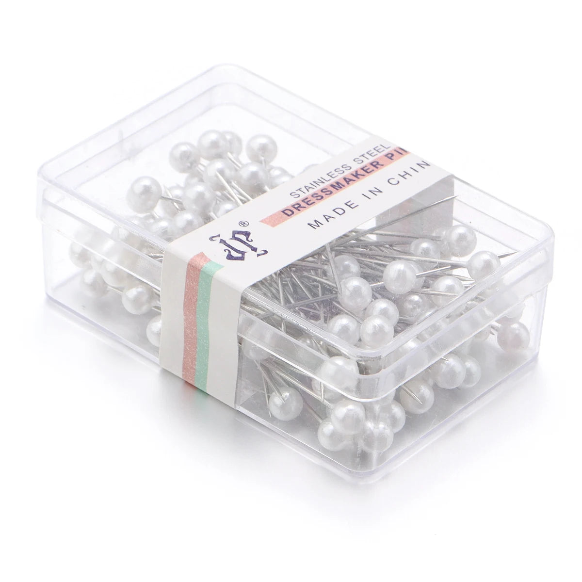 100Pcs Color Ball Head Pins Stainless Steel Pearl Big Head Sewing Pins for Clothing Positioning Supplies Sewing Supplies Tools