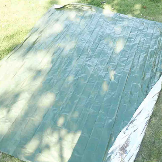 3Pcs Survival Emergency Blanket Outdoor Camping Thermal Reflective Insulation Blanket First Aid Camping Covering Sheet