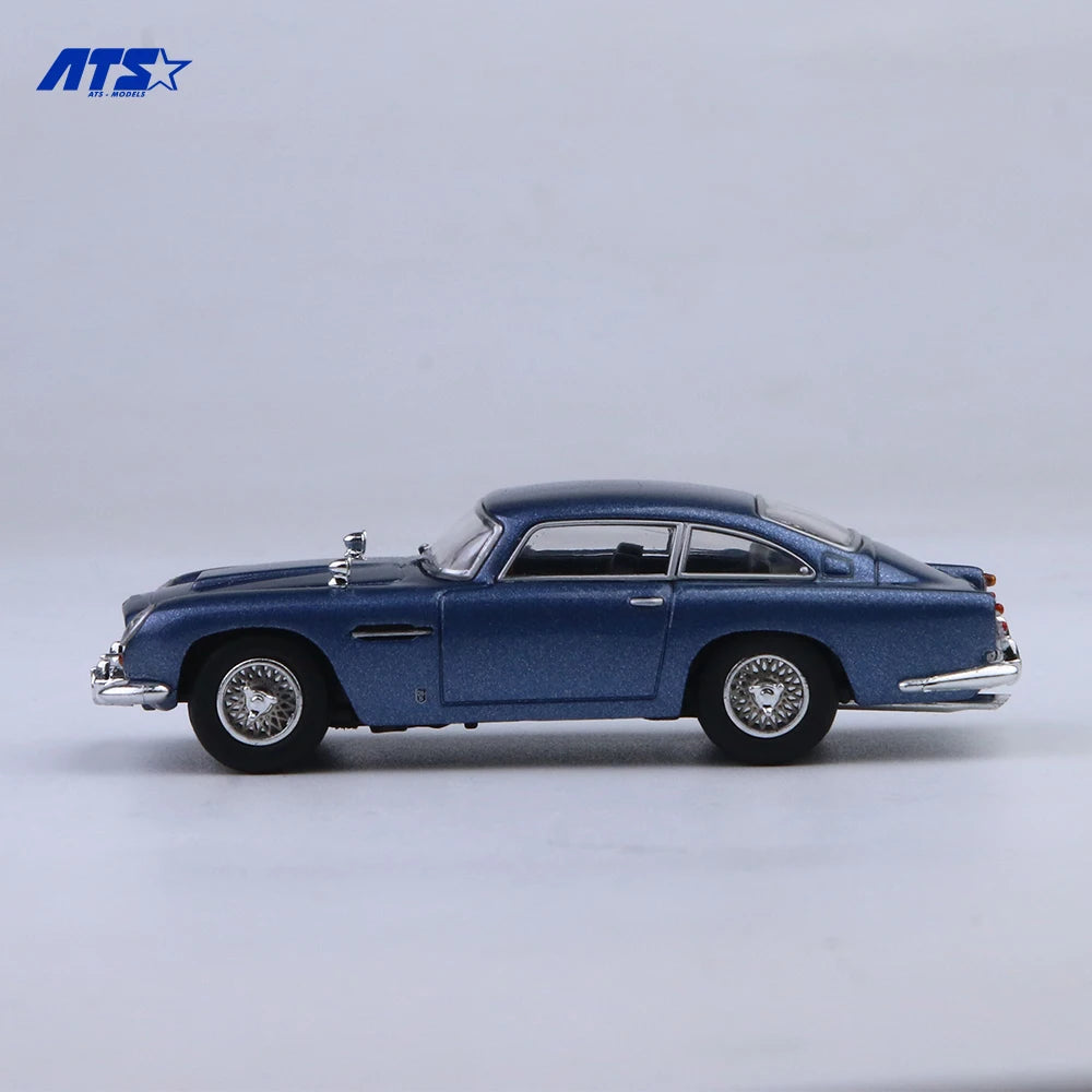 ATS 1:64 DB5 -Blue Painting Simulation Alloy Car Model for Hobby&Collectibles&Display
