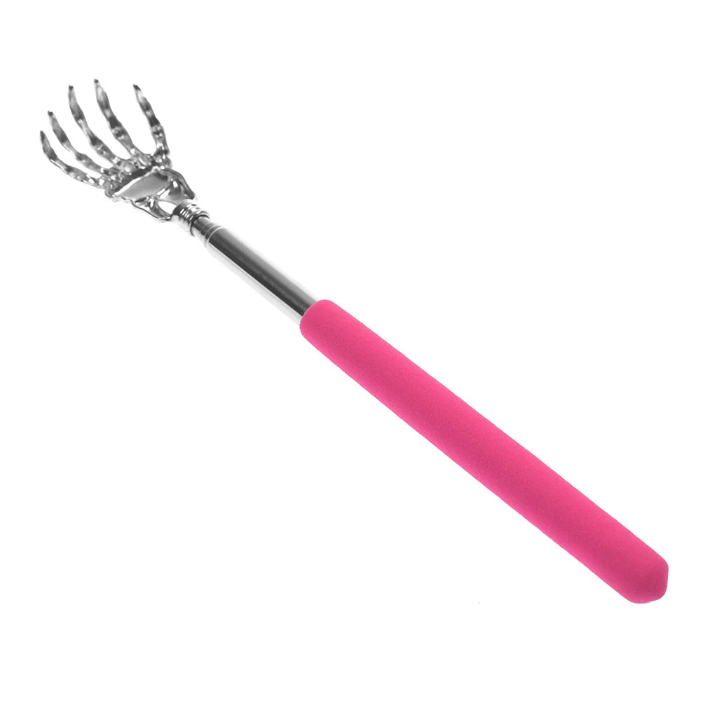 Portable Stainless Steel Telescopic Back Scratcher Extendable Scratcher Back Massager Tool For Blood Circulation Relax Health