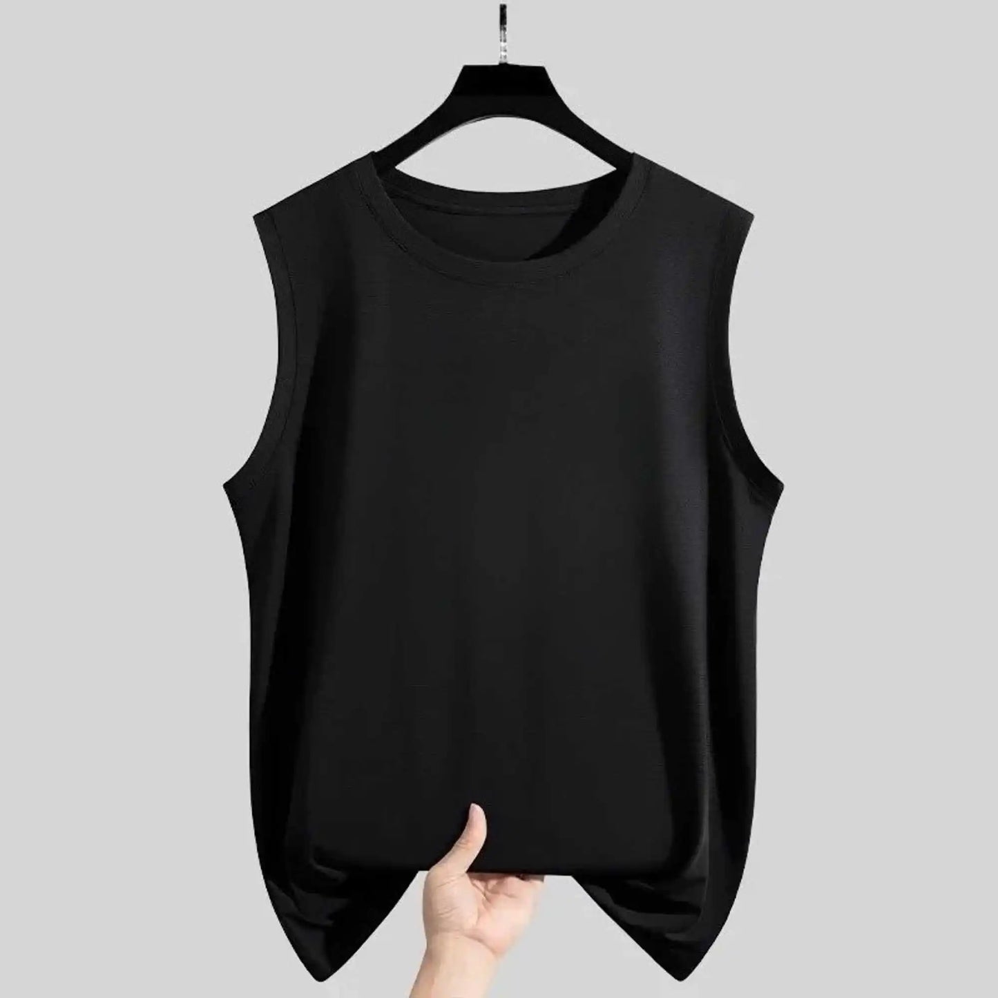 Men's Tank Top Sets 2026 Summer Quick drying 2 piece set oversize sports crewneck Breathable running  Suit for man seaside