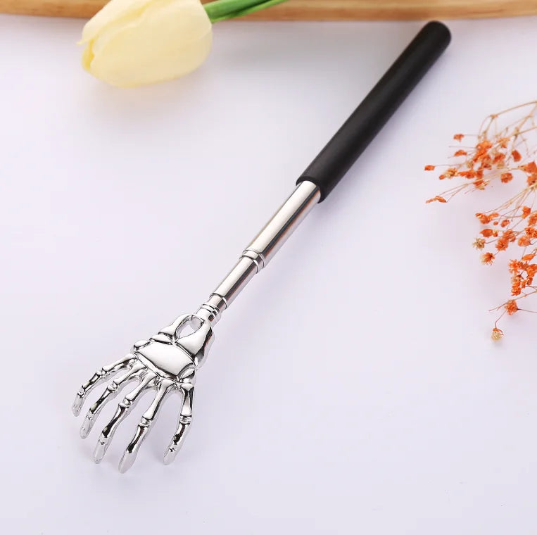 Portable Stainless Steel Telescopic Back Scratcher Extendable Scratcher Back Massager Tool For Blood Circulation Relax Health