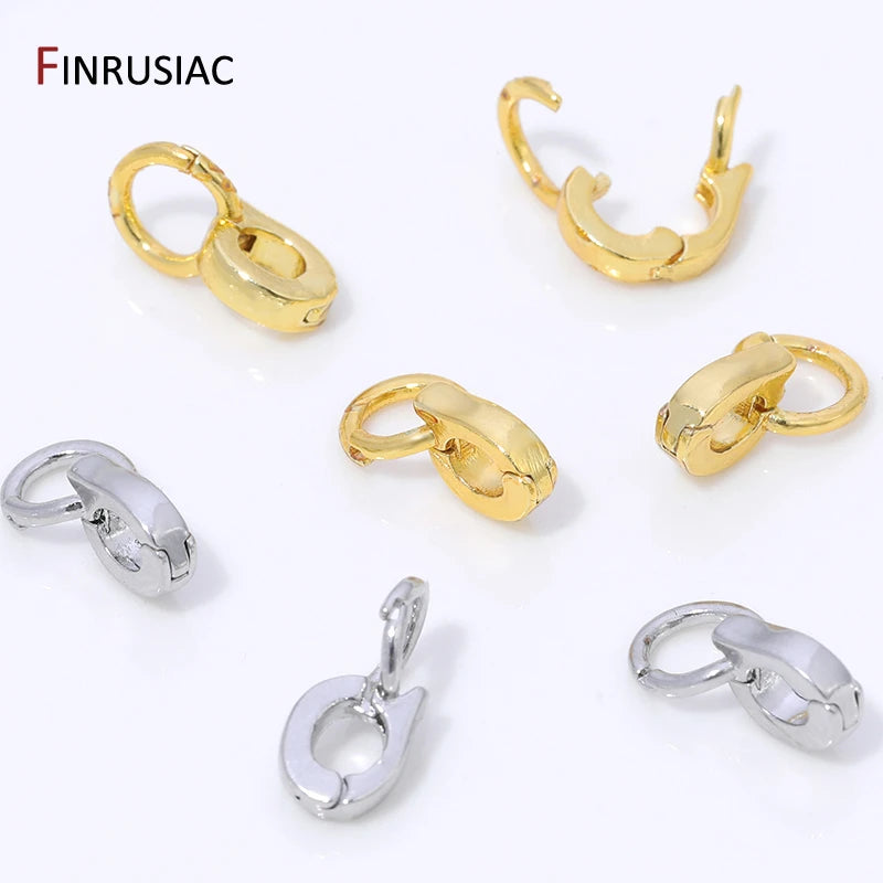 14K Gold Plated Brass Enhancer Pendant Bails Connector for Jewelry Making,Bail for Jewelry,DIY Necklace Bracelet Making Supplies
