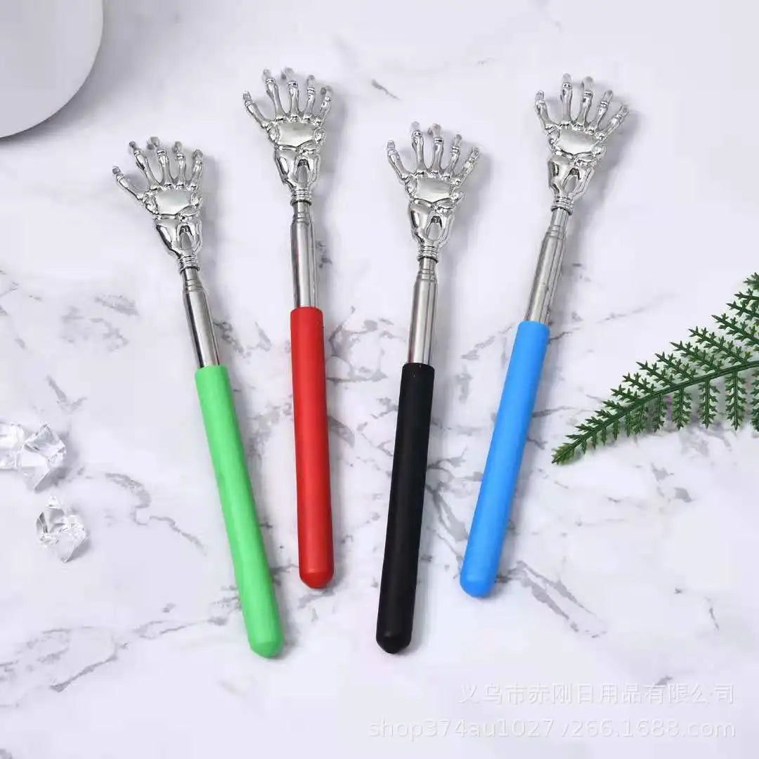 Portable Stainless Steel Telescopic Back Scratcher Extendable Scratcher Back Massager Tool For Blood Circulation Relax Health