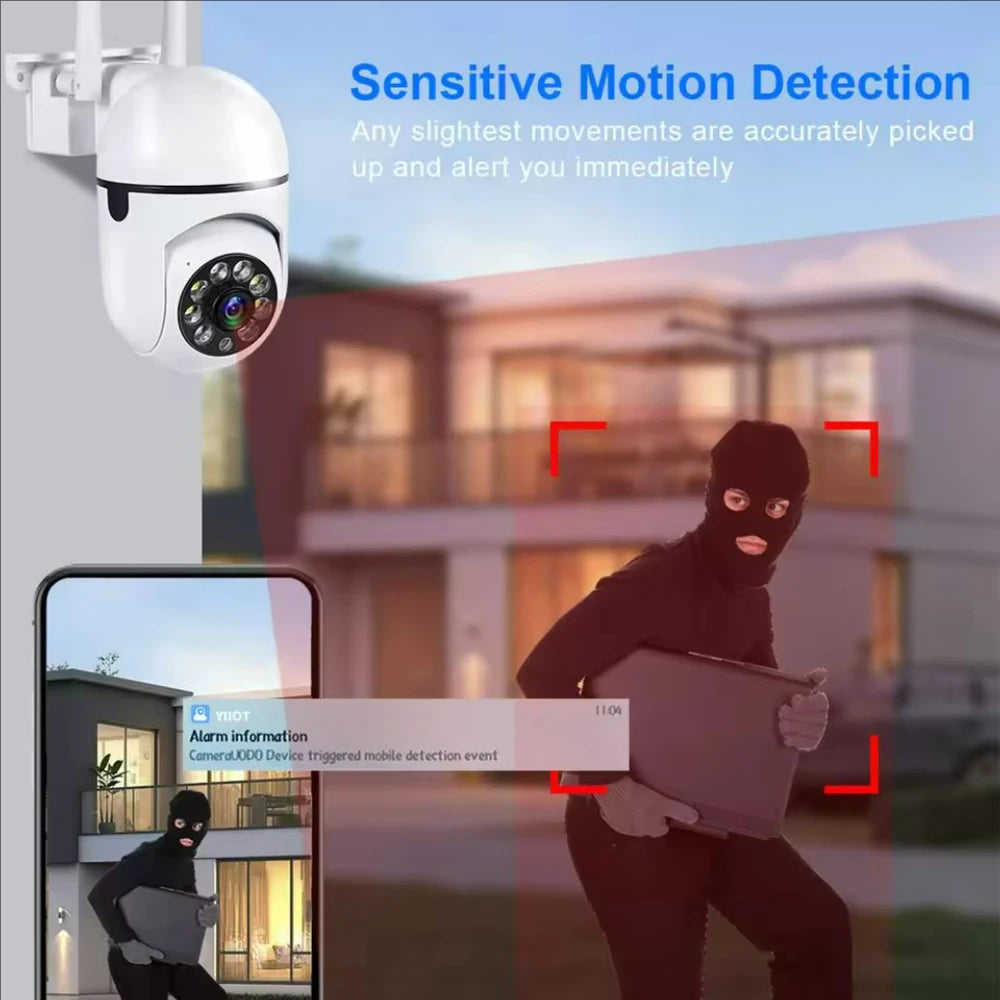 WiFi Home PTZ IP Camer Color Night Vision Wireless Surveillance Audio Auto Tracking Security CCTV Camer