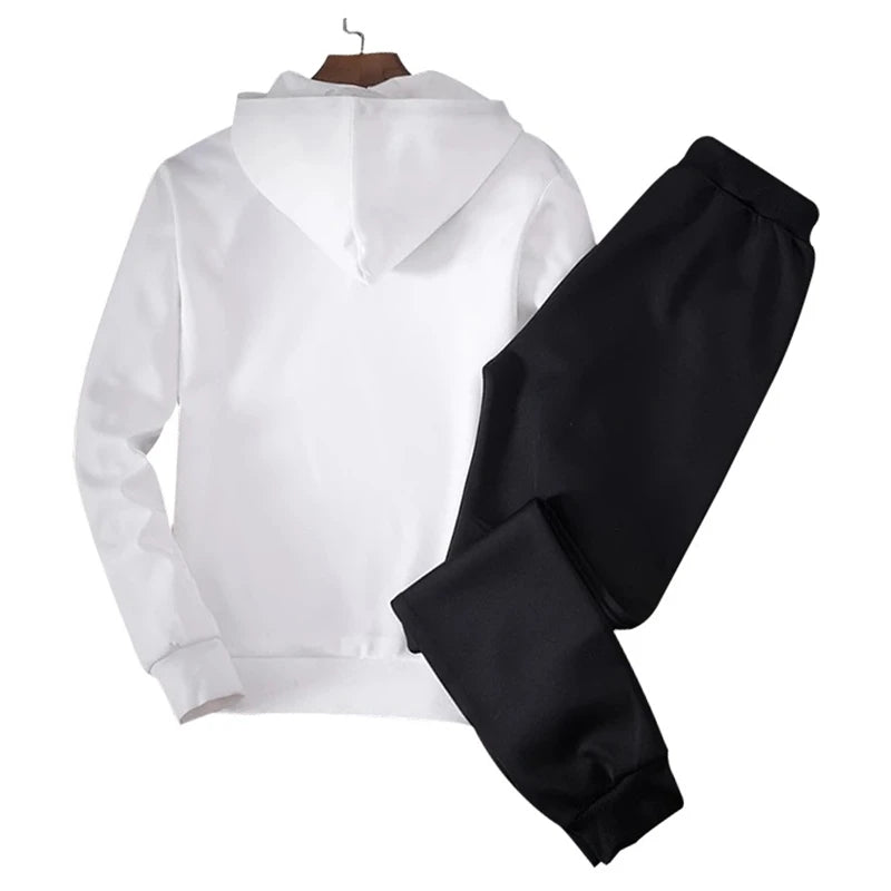 Men Outfit Set Jogger Sports Suits Two Pieces Hoodies Pants Casual Tracksuit Men Fashion Sweat Suit Basketball Designer Clothes