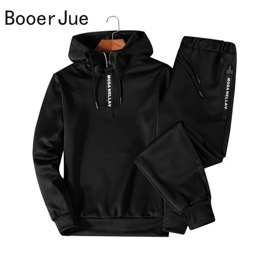 Men Outfit Set Jogger Sports Suits Two Pieces Hoodies Pants Casual Tracksuit Men Fashion Sweat Suit Basketball Designer Clothes