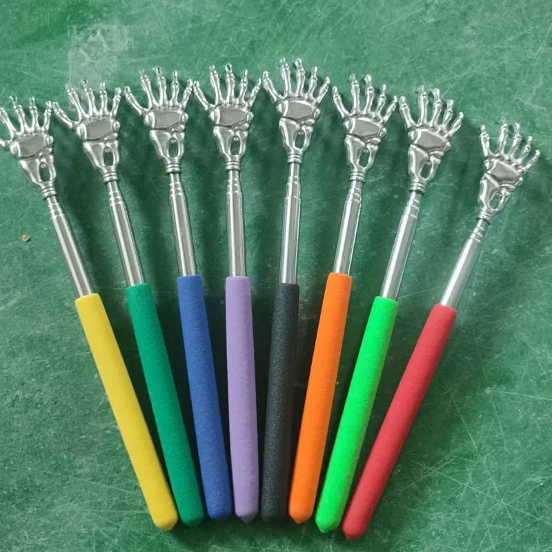 Portable Stainless Steel Telescopic Back Scratcher Extendable Scratcher Back Massager Tool For Blood Circulation Relax Health