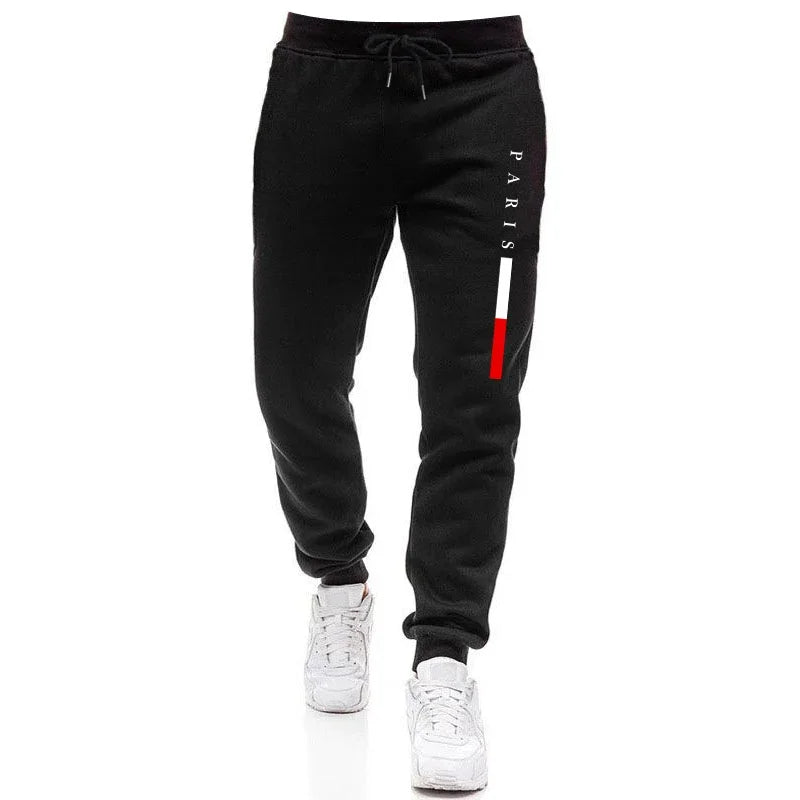Urban Casual Fashion Hoodie Sportswear Paris Printed Pullover Outfits 2026 Hot Sale Men's Set Hooded Sweatshirt and Jogger Pants