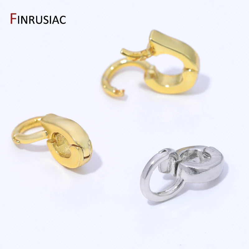 14K Gold Plated Brass Enhancer Pendant Bails Connector for Jewelry Making,Bail for Jewelry,DIY Necklace Bracelet Making Supplies