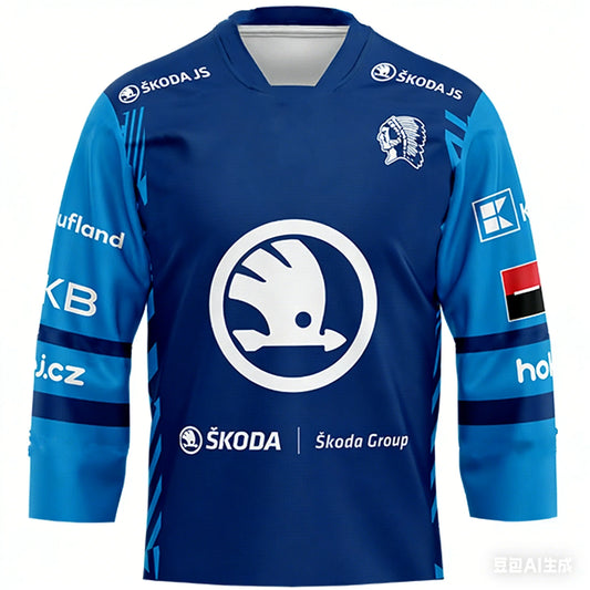 New Arrival Czech 2026/27 ELH HC Škoda Plzeň T-shirt 3D Print Long Sleeve Quick-dry Chech ICE Hockey Jersey Mens Fans Top Tees