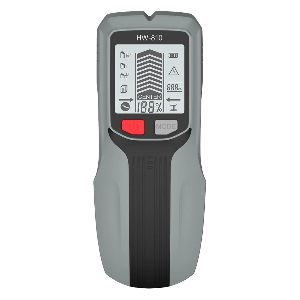 6 in 1 Smart Stud Finder Wall Scanner Electric Wall Scanner Sensor Studs Detector for AC Wire Metal Studs Wood Joist Pipe